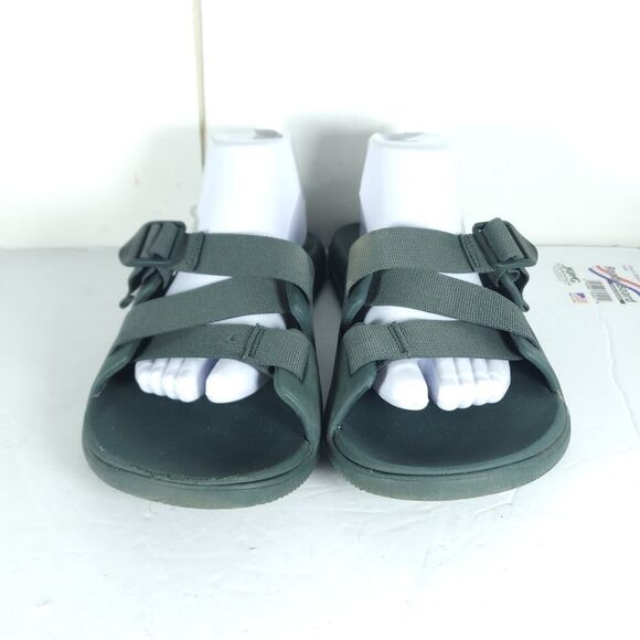 Chaco Men\'s Chillos US10 Green Strappy Flat Outdoors Slide Sandals main image 15